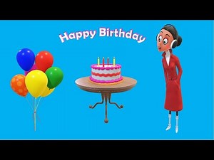 Birthday Surprise Animation in 3D Model in PowerPoint 2021
