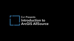 Introduction to ArcGIS AllSource