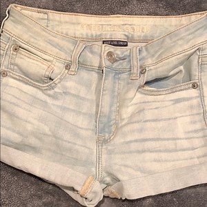 American Eagle Outfitters Light Blue Denim Shorts