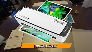Watch Laminator Machine with Laminating Sheets on Amazon Live
