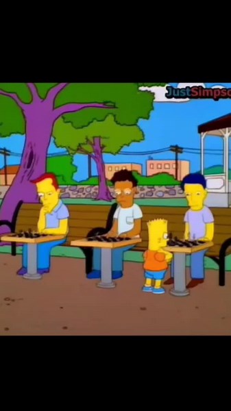 Bart Simpson Excels at Chess with Multiple Games