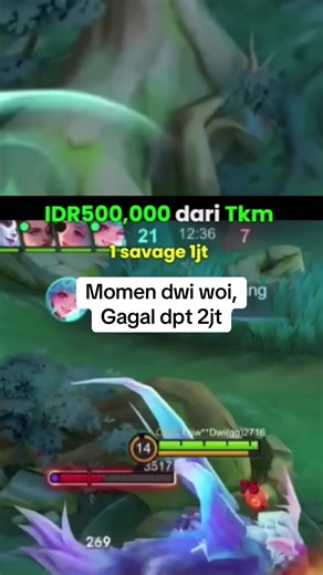 Momen dwi woi gagal dpt 2jt #MLBB #MLBBObsidia #NEXTJagoanMabar #MLBBNEXT2025 #fypage