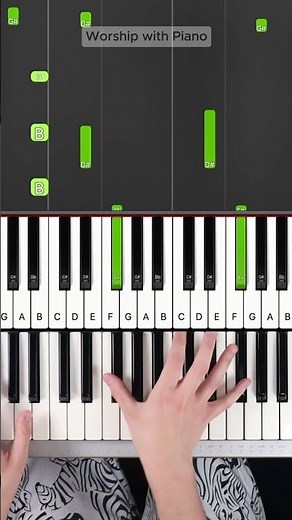 How to play Alleluia on piano (prechorus) - Elevation Worship 🙌 🎹 #Shorts