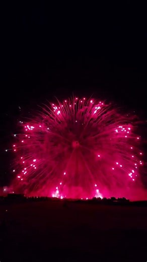 The most beautiful firework show I've ever seen