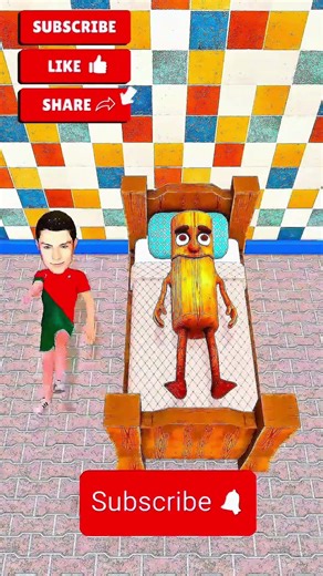 Scary Teacher Nick and Tani Where did all the blankets go? #sanjubaba #scaryteacher #caketraining