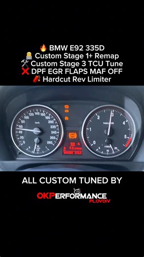 103K views · 675 reactions | BMW E92 335D Custom Stage 1+ & Stage 3 TCU tuned by OKPERFORMANCE PLOVDIV  FILE SERVICE 24/7 WORLDWIDE ✅ | OKPerformance Plovdiv | Facebook