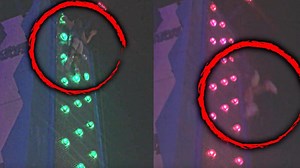 483K views · 10K reactions | Erin and Gideon Brewer recorded their 8-year-old son George reach the top of an illuminated climbing wall on the Navy Pier in Chicago. Suddenly, he fell 24 feet off the climbing wall to the concrete floor. George's parents say he was wearing a harness but they realized there was no safety rope way too late. | Inside Edition | Facebook