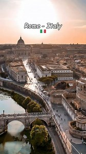 129K views · 6.3K reactions |  A breathtaking sky view of Rome — where ancient ruins, domes, and cobblestone streets unfold beneath golden light. #daysinitaly #italy #rome | Days in Italy | Facebook