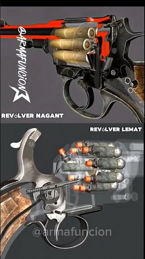 Nagant vs LeMat 🔥 El duelo de los revólveres más raros de la historia | Old school firepower 💀 #usa