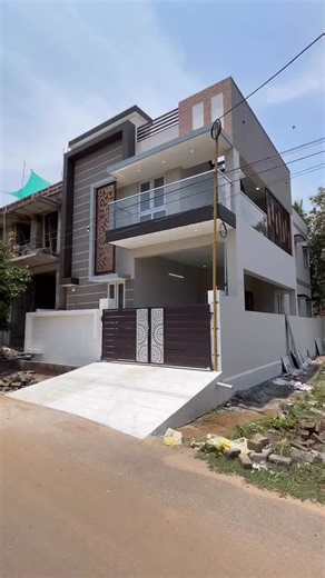 3BHK House for Sale in Vadavalli, Coimbatore 3.44cent 1.35crore ☎️8489848976 ———— HOUSE DETAILS ———— House: East Facing Site: South Facing Land Size: 3.44cent(25x60feet) Builtup Area: 2320sqft Location: Vadavalli, Thondamuthur Road, Coimbatore TOTAL HOUSE PRICE INCLUDING LAND is 1.35crore (negotiable) GROUND FLOOR: Car Parking 17’ x 11’ Foyer 6’ x 5’ Living Hall 20’ x 16’ Kitchen & Dining 16’ x 10’ First Bedroom 16’ x 10’ Attached Bathroom 7’ x 4.25’ FIRST FLOOR: Lounge 16’ x 16’ Second Bedroom 