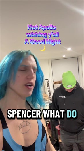 Hope y’all are having a good night. We’re just wrapping up practice, getting ready to play some fresh stuff at our February 7th show at The Pilot (Toronto) with Loud Almighty We’re all Hot Apollo, and so are you⚡️🩵👊#behindthescenes #funny #punkbands #indie #musicians