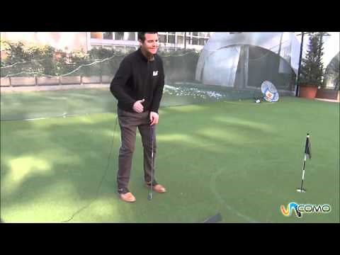 Putting in golf - The close shot