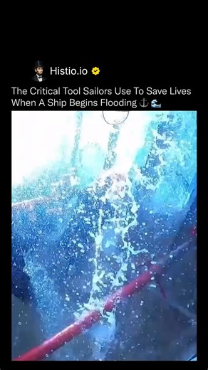HISTIO on Instagram: "When a ship’s hull is breached, the danger isn’t gradual — it’s immediate. 🌊😳 Water doesn’t seep in politely. It explodes inward under pressure, turning seconds into the difference between recovery and catastrophe. That’s why sailors are trained in shoring, one of the most critical damage-control skills at sea. Shoring is the process of reinforcing a weakened or ruptured section of the hull from the inside, using beams, wedges, clamps, and adjustable supports called shore