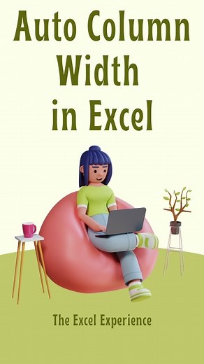 The Excel Experience on Instagram: "Add column width in Excel... 👍Follow for more Excel Experience✅️ 📍Save this post for future reference & Share it with friends #excelexperience #excel2019 #finance #dataanalytics #datavisualisation #barchart #variance #powerbi #visualizations #excelforbeginners #excel365 #sheets #googlesheetstips #autoadjust #vba #data #spreadsheet #column #PivotTable #exceltricks #msexcel"