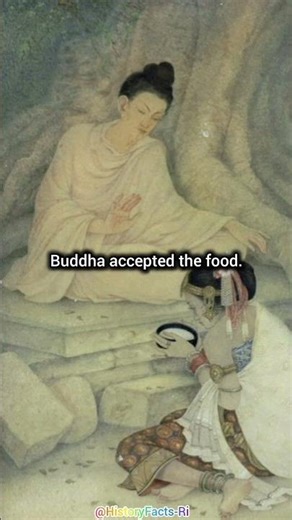 "The Meal That Led Buddha to Enlightenment 🌿!" #bhudda #art #viral #shorts