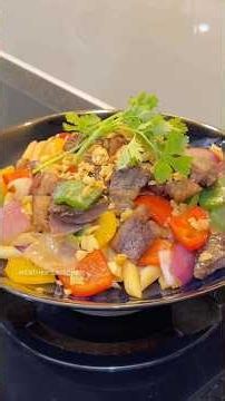 Nui xào bò lúc lắc nấu ở nhà là ngon hết sẩy !!! #asmrcooking #homecook #vietnamesefood #cooking