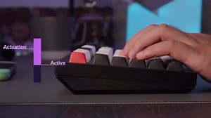 Keychron Q1 HE QMK Rapid Trigger Wireless Custom Mechanical Keyboard, 2.4 GHz/Bluetooth/Wired 75% Hot-Swappable Programmable RGB Gateron Double-Rail Magnetic Switches for Mac Windows, Shell White