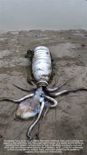 The mouth of the bottle was too small for it to get in