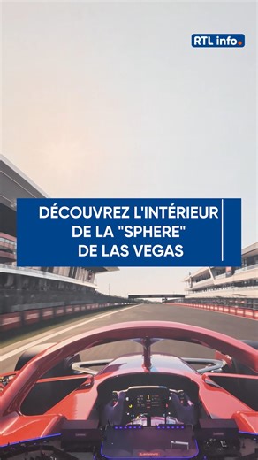 RTL info on Instagram: "🎥 Immersion XXL à Las Vegas. Notre expert Mathieu Tamigniau a testé la Sphere, cette gigantesque salle de spectacle devenue l’un des symboles de la démesure américaine. À l’intérieur de cette sphère de 150 mètres de diamètre, il a assisté à une démonstration en direct depuis une Formule 1, entouré d’un écran immersif à la définition exceptionnelle. Les sièges vibrent, des éléments en mousse tombent du plafond, et les images projetées atteignent une résolution de 16K x 16