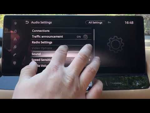 Nissan X‑Trail e-POWER – How to Adjust Audio Volume
