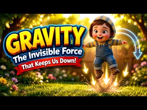 Gravity for Kids | Why Everything Falls Down! 🌍 Science Made Easy. Mamaik