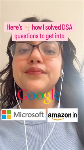 Deeksha Pandey | Tech and AI on Instagram: "Struggling with DSA? Still can’t solve questions without peeking at hints or solutions? I’ve been there. Most of us have been there. But here’s exactly how I fixed it — and how you can too 👇 1️⃣ Start by difficulty, not by topic Begin with Easy. Build confidence. Once you’re comfortable, move to Medium — not before that. 2️⃣ Look for patterns, not answers Every DSA question belongs to a pattern. Learn to spot it. That’s what builds your approach, not 