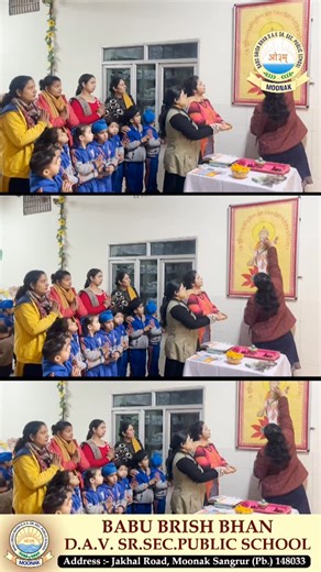 BBB DAV PUBLIC SCHOOL on Instagram: "Draped in yellow, hearts full of devotion, Welcoming spring with knowledge and culture. Celebrating Basant Panchami with joy and grace at Babu Brish Bhan DAV School 🌼✨ #davmoonak #davunited #moonaknews #dav #moonak"