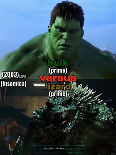 hulk 2003 vs lizard (insomica)