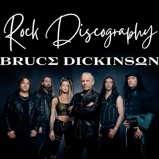 BRUCE DICKINSON FULL DISCOGRAPHY #shortvideos #brucedickinson #discography #heavymetal #rock