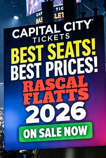 🎸 Ready for nostalgic country nights? Best seats are on sale now for Rascal Flatts’ 2026 tour — Hard Rock Live, Mississippi Coast Coliseum & Brookshire Grocery Arena. Grab yours ASAP! https://www.capitalcitytickets.com/blog/best-seats-on-sale-for-2026-rascal-flatts-tickets-at-hard-rock-live-mississippi-coast-coliseum-and-brookshire-grocery-arena/ | CapitalCityTickets.com
