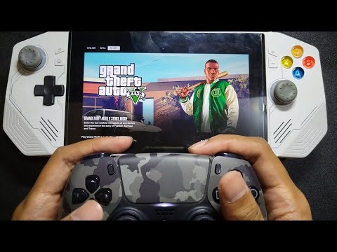 How to Connect a PS5 Camo Controller to a PC Handheld and Play GTA V