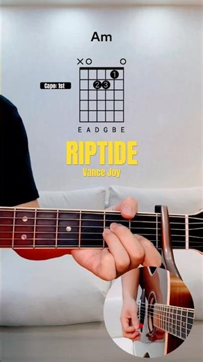 Riptide | Vance Joy | Guitar Tutorial #guitar #guitarcover #howtoplay #chords