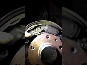 2012 Volkswagen Jetta rear drum brake adjustment.meineke cinnaminson