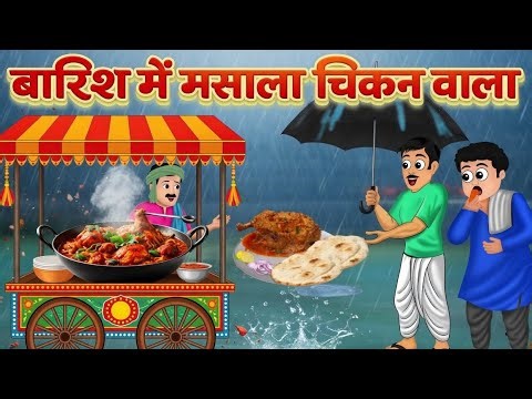 बारिश के मसाला चिकन वाला गरीब आदमी। MORAL STORY। 