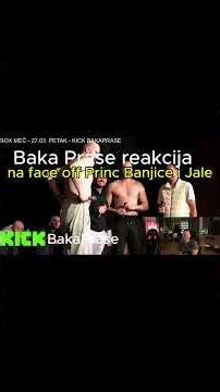 Baka Prase reakcija na face off Princ Banjice i Jale#bakaprase
