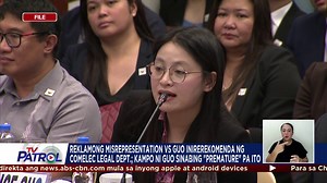 41K views · 504 reactions | Posibleng sampahan ng panibagong kaso si suspended Bamban, Tarlac Mayor Alice Guo matapos lumabas sa pagsusuri ng Commission on Elections na iisang tao lang anila ang may-ari ng fingerprints sa voting records ni Guo at sa NBI at immigration records ng Chinese national na si Guo Hua Ping. Basahin: https://news.abs-cbn.com/news/2024/8/1/fingerprints-sa-voting-records-ni-alice-guo-guo-hua-ping-iisa-lang-may-ari-1838 | TV Patrol | Facebook
