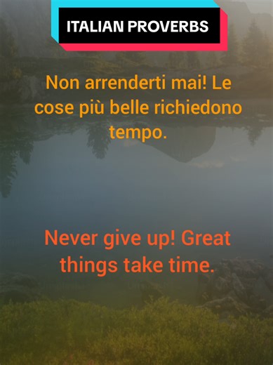 Italian Proverbs With English Translation #foryou #viralvideos