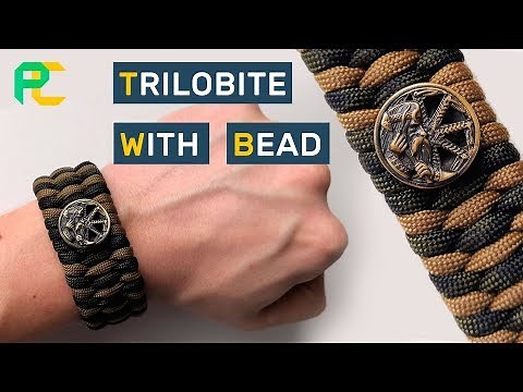 How to make Trilobite with a bead. Paracord Bracelet tutorial