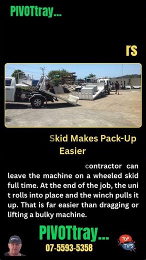 Use A Wheeled Base And Winch For Heavy Service Gear