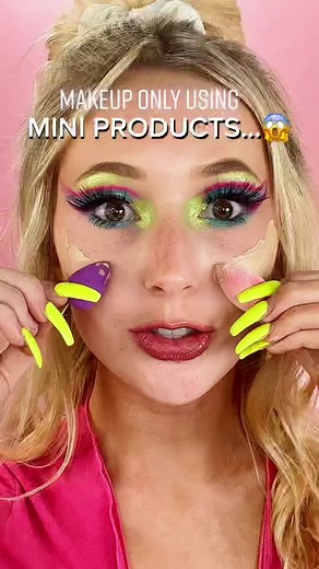 Full Face Makeup Using Only Mini Travel Size Products