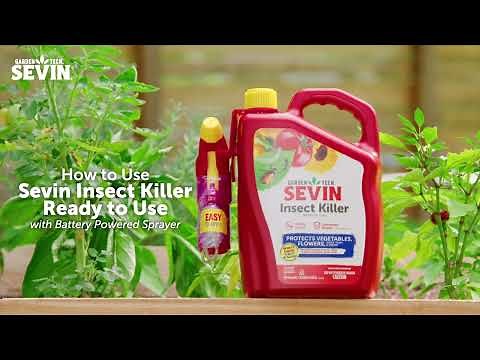 How to Use Sevin Insect Killer Ready to Use Battery Sprayer