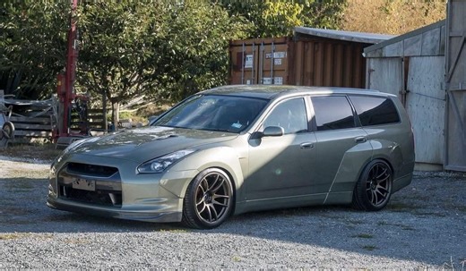 Custom Nissan GT-R wagon is one wild-looking family hauler