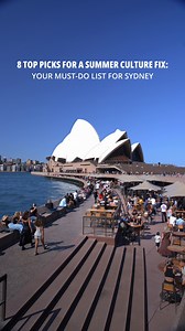 We’re excited, energised and ready for a summer filled with incredible things to do in Sydney! The Arts and Culture icons of Sydney are brimming with a range of free and ticketed activities, which you'll want to add to your must-do Sydney list: 🥂 Sydney Opera House - DO IT ALL- Go underneath the sails to find a bit of everything- from shows, tours, bites to eat and more! A tours at the Sydney Opera House is something everyone should do at least once! 🖼 Museum of Contemporary Art Australia- INV