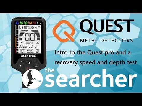 Quest pro review, recovery speed and depth test, metal detecting
