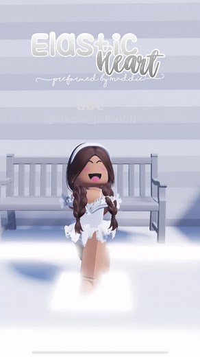 Elastic heart preformed by maddie!!🩹💓 || set by: brooke! || choreographed by: me! || #fyp #foryou #roblox #trendy #ora #oradancemoms #sda #maddie #elasticheart #sia