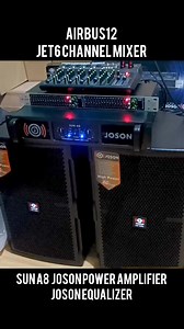 SOLID JOSON SET UP #SUNA8joson #airbus12 #jet6 | Jay-ar sound and lights electronic parts
