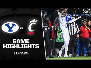 #11 BYU vs. Cincinnati Game Highlights | 2025 Big 12 Football
