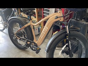 Aventon Aventure how to turn on and top speed eBike Tan 2023