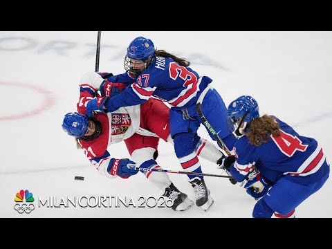 Team USA women's hockey THRASHES Czechia to claim opening win | Winter Olympics 2026 | NBC Sports