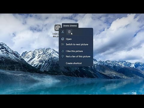 You can now Delete the Windows 11 desktop spotlight "Learn about this picture" desktop icon | How to